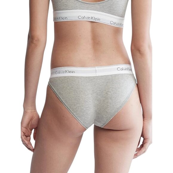 Calvin Klein Women’s Bikini F3787 Underwear NIB - Grey - Picture 2 of 3